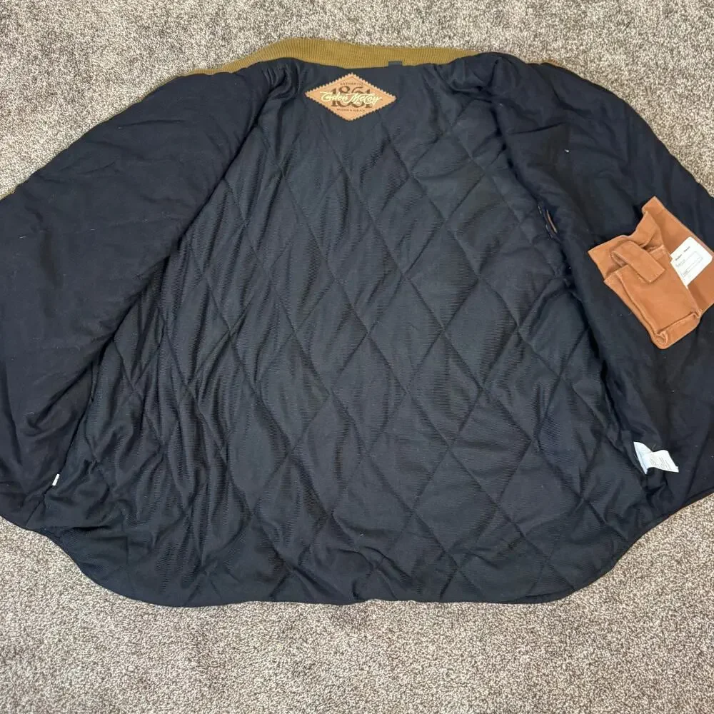 Caden McCoy Work Vest Outerwear Men's 2XL Duck Canvas Thinsulate Pockets